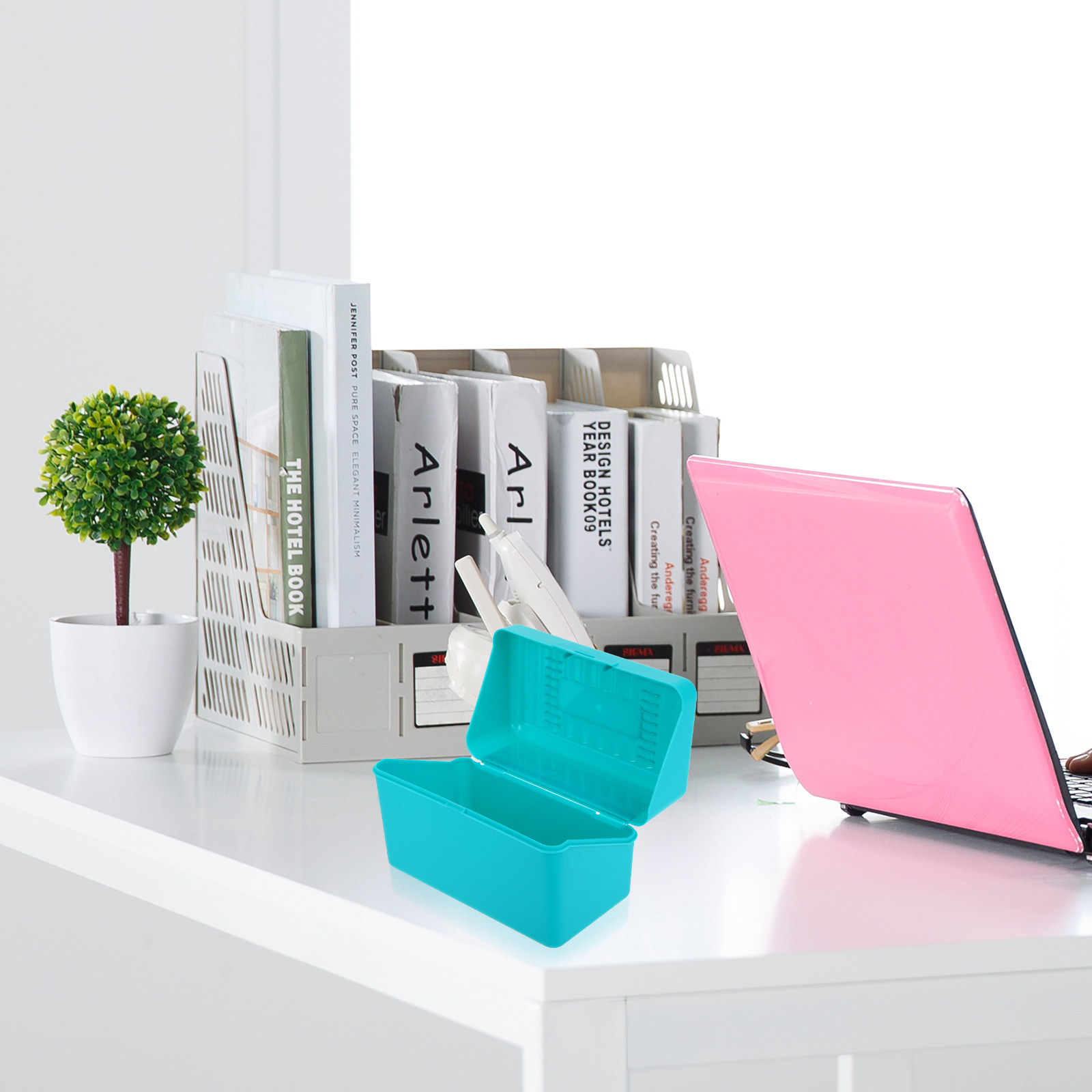 Card Index Box - 4 pièces de boîtes de classement