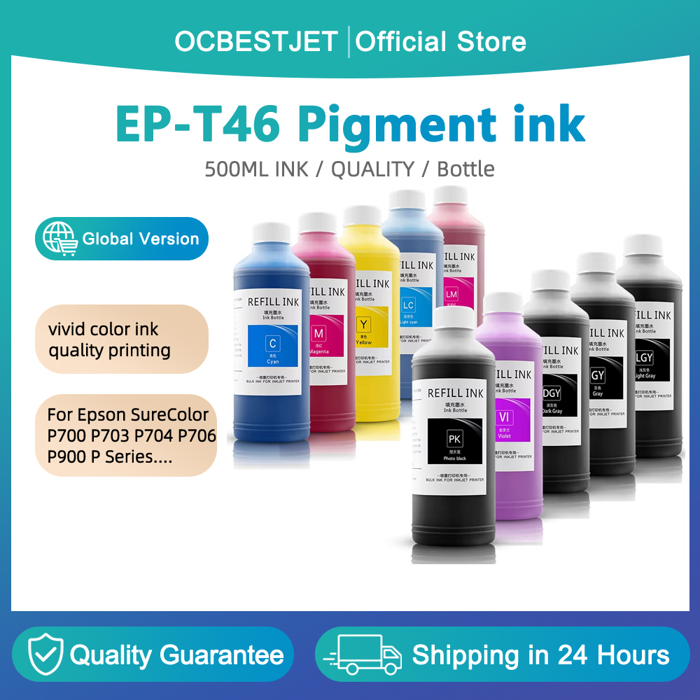 Fountain Pen Bottled Ink - Encre pigmentée étanche de 500ML/bouteille, pour
