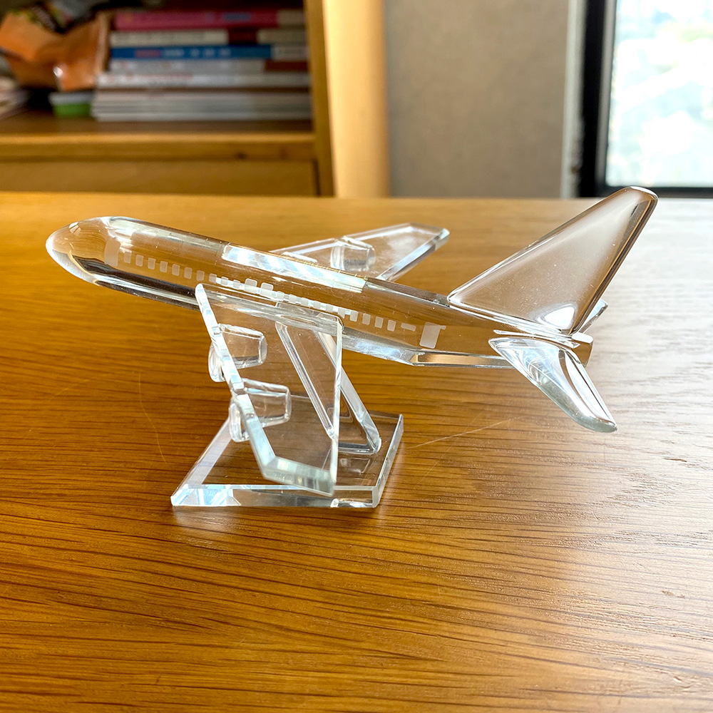 Figurine d'avion mignon en cri - Paper Weight Crystal avis et prix