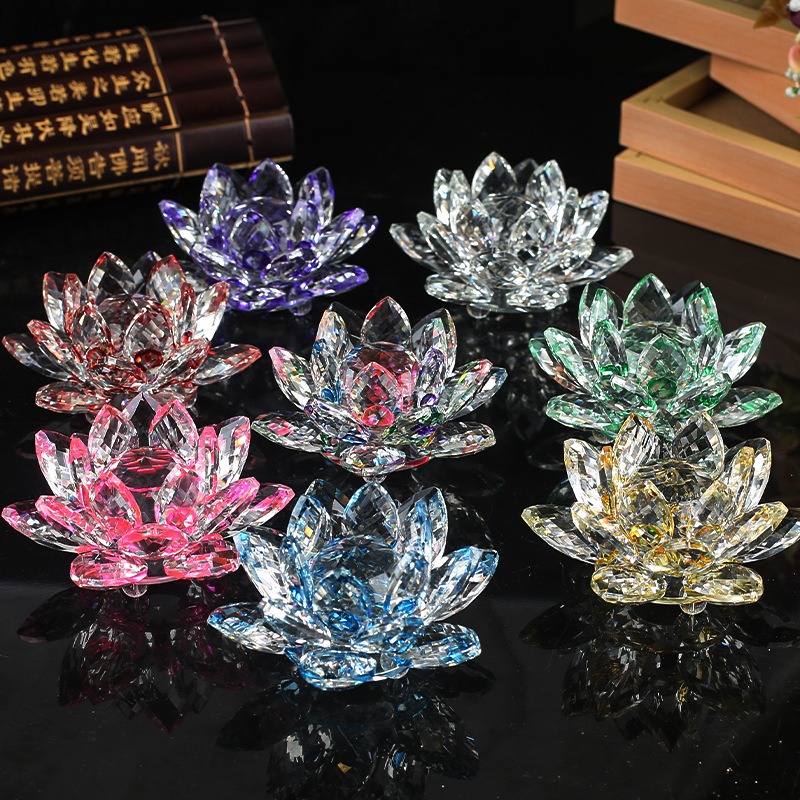 Figurine Fleur de Lotus en Cri - Paper Weight Crystal avis et prix