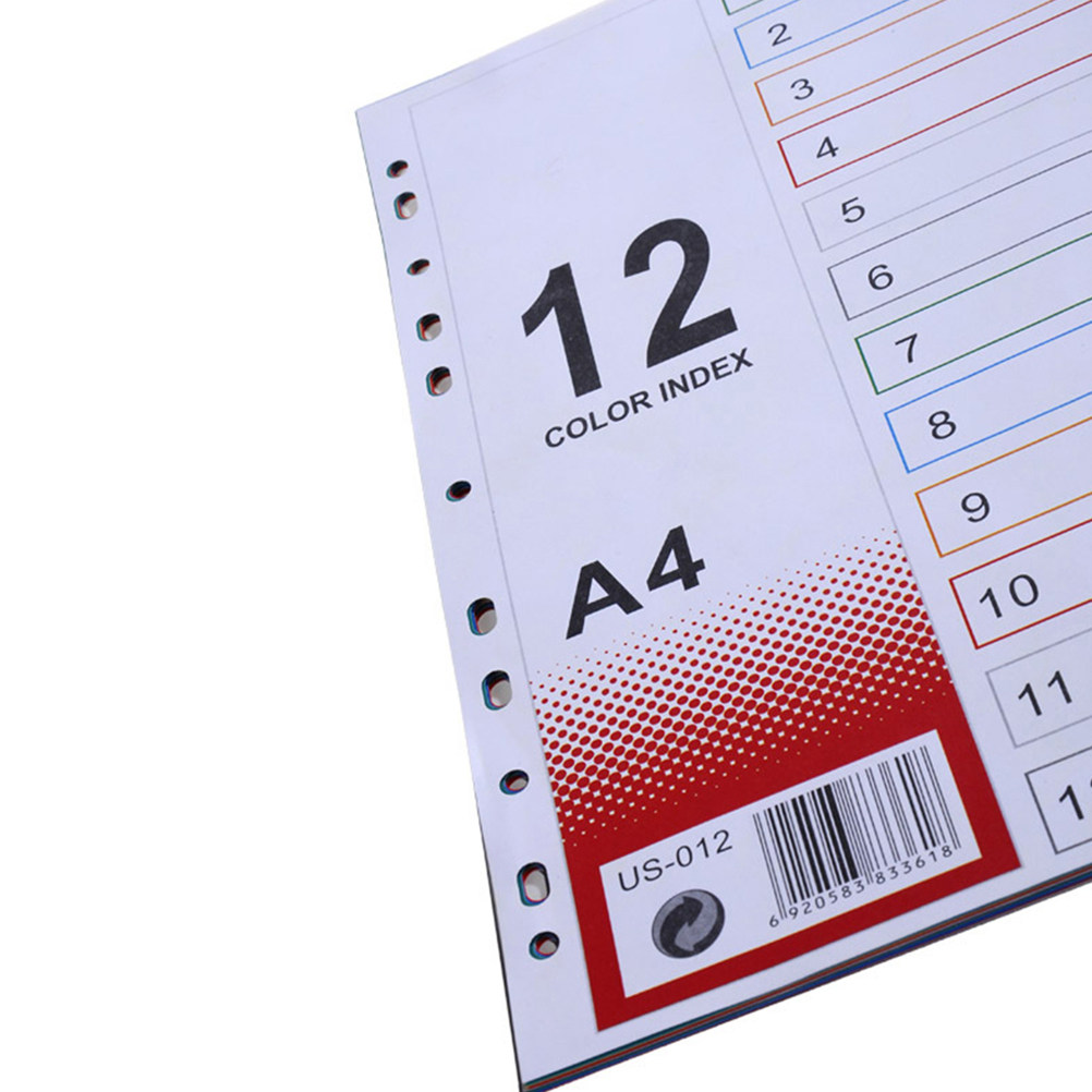 2 pièces de recharges de papie - Tab Divider A4 avis et prix