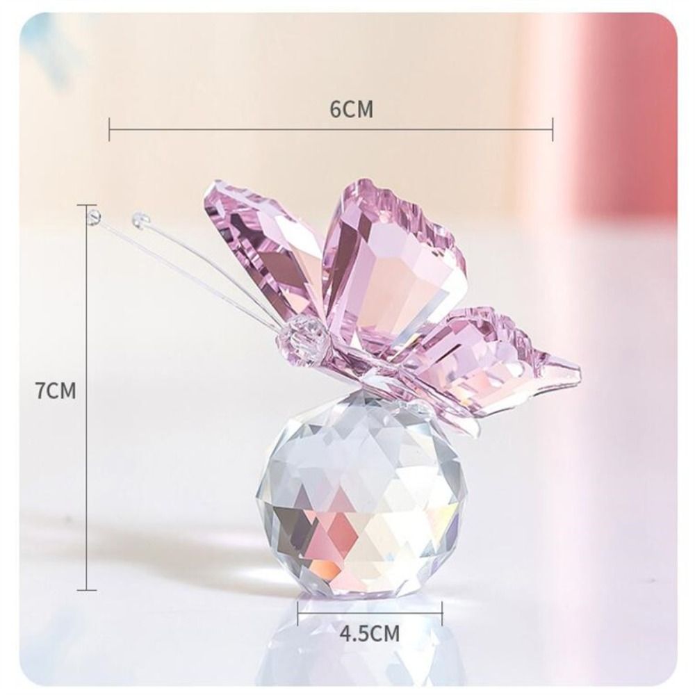 Figurine papillon en cristal a - Paper Weight Crystal avis et prix