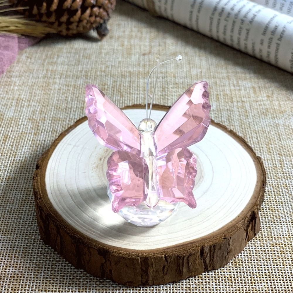 Figurine papillon en cristal a - Paper Weight Crystal avis et prix